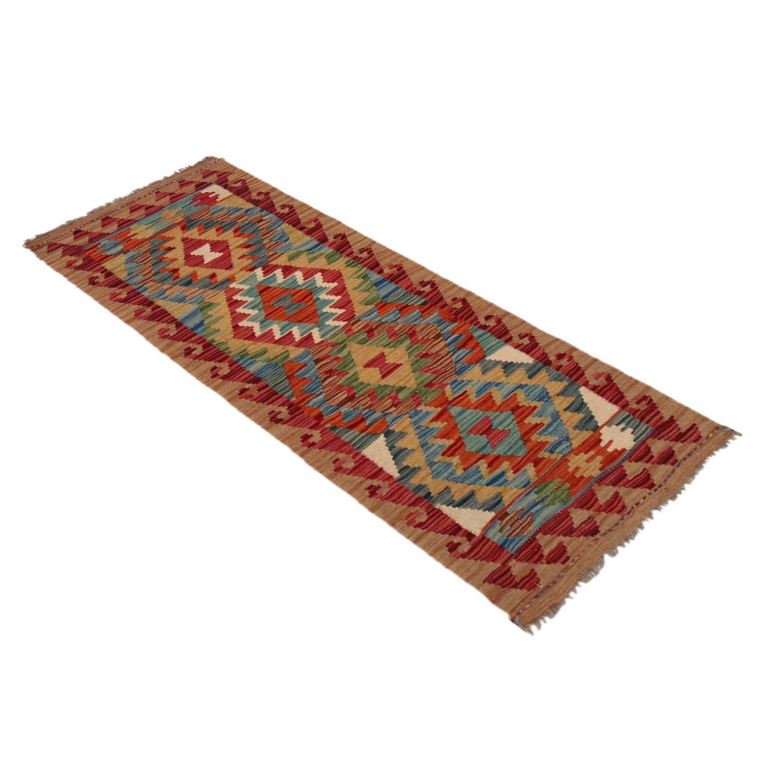 Short Chobi Kilim Runner 1' 8" x 4' 11"  ft / 50 x 150 cm - No. W35943