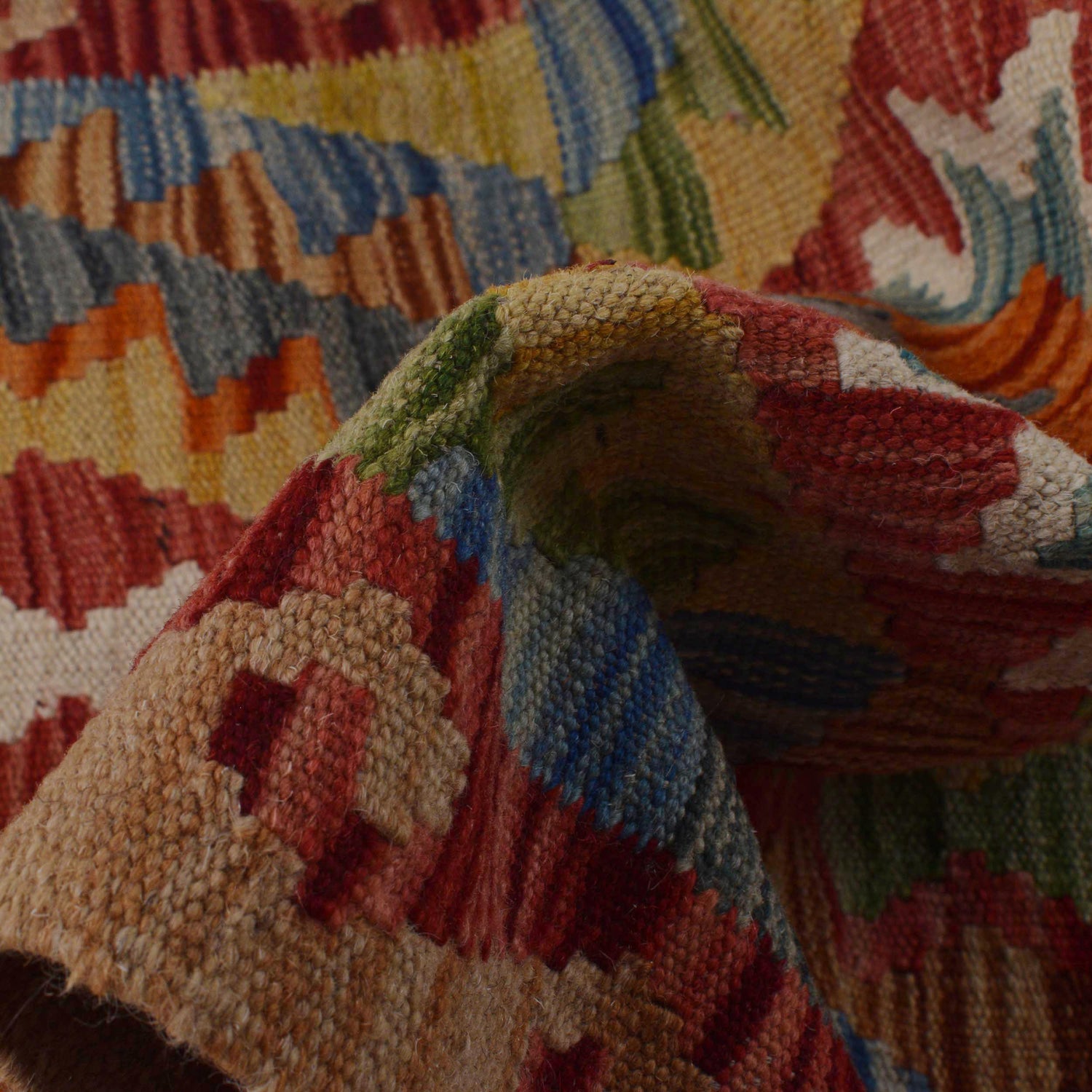 Short Chobi Kilim Runner 1' 8" x 4' 11"  ft / 50 x 150 cm - No. W35943