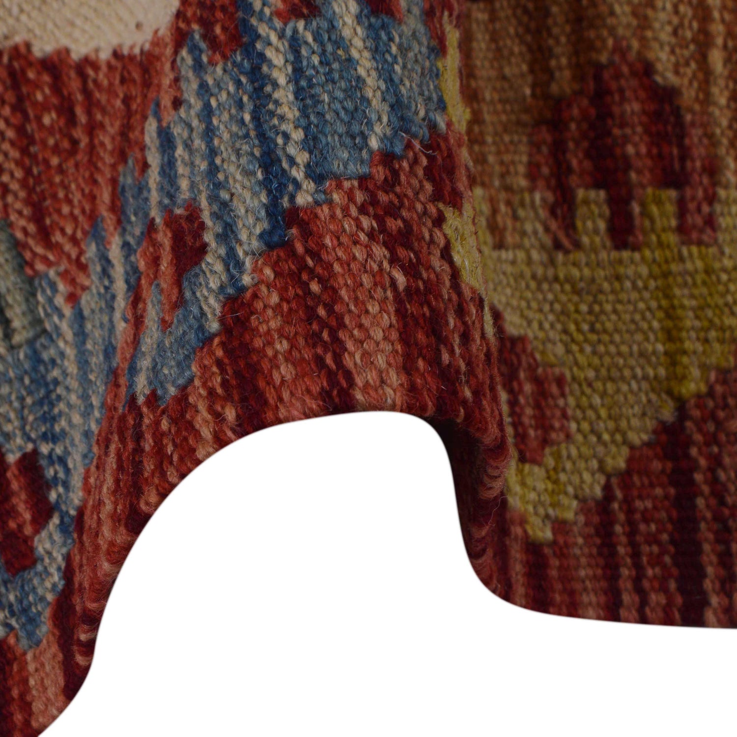 Hand Knotted Flatweave Kilim Runner 1' 8" x 4' 11"  ft / 51 x 149 cm - No. W35944