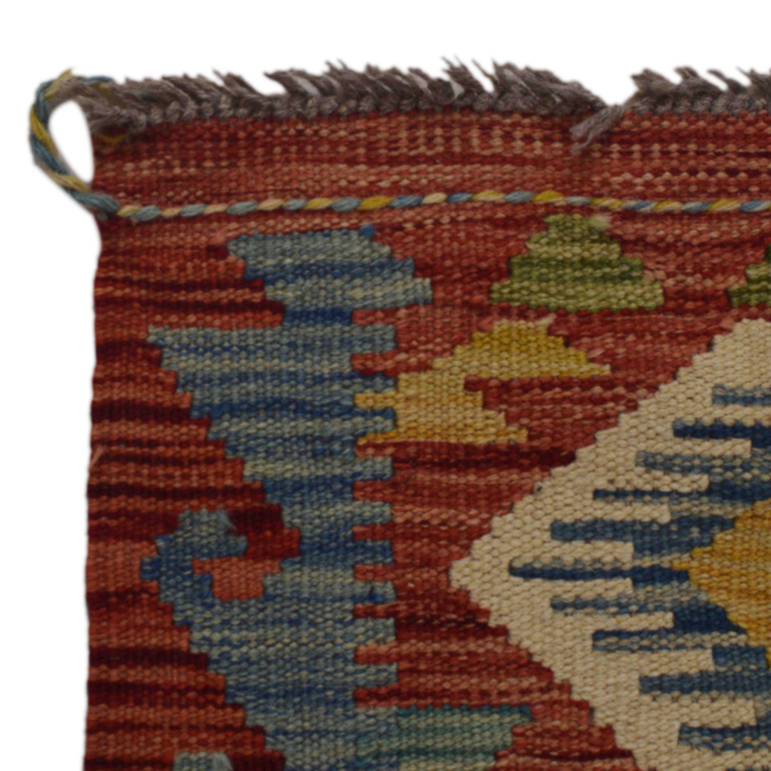 Handmade Afghan Vegetable Kilim Runner 1' 8" x 4' 11"  ft / 50 x 149 cm - No. W35945