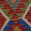 Multi Color ful Flat-Weave Wool Kilim Runner 1' 9" x 4' 9"  ft / 54 x 144 cm - No. W35949