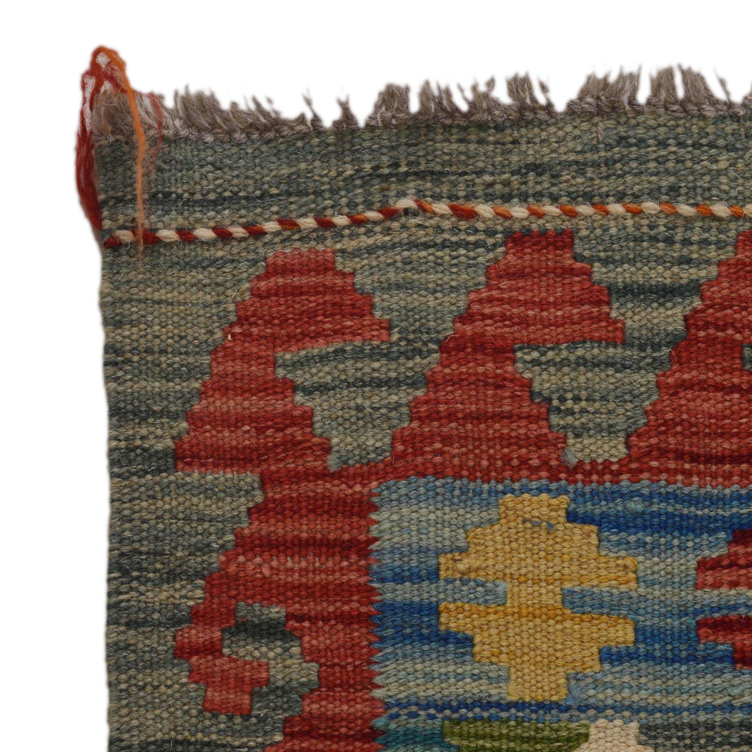 Handmade Vegetable Kelim Runner 1' 8" x 4' 8"  ft / 52 x 143 cm - No. W35951