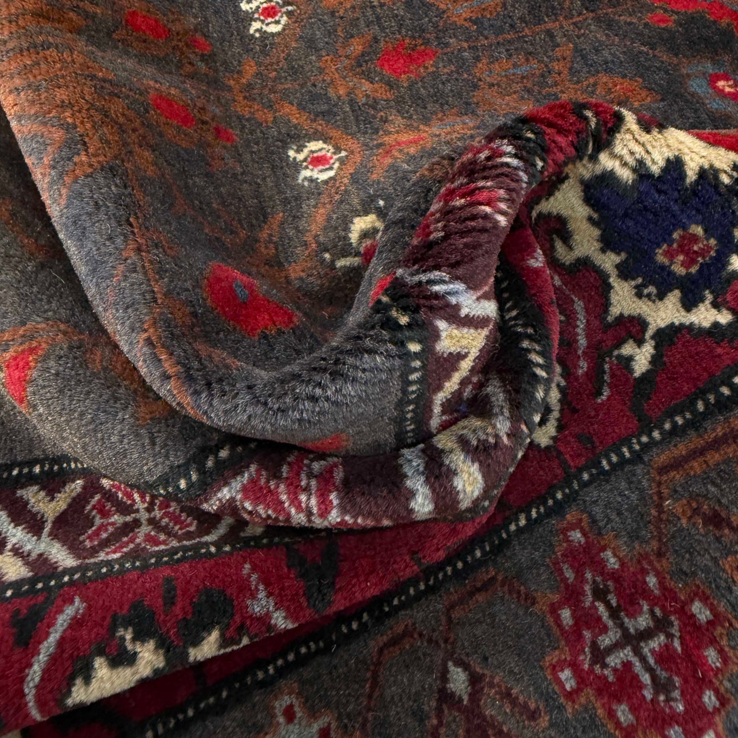 Handmade Baloch Rug 3' 4" x 5' 0" ft / 102 x 153 cm - No. W36338
