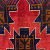 Red Color Baluchi Rug 3' 7" x 6' 6" ft / 108 x 197 cm - No. W36542