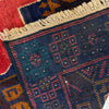 Red Color Baluchi Rug 3' 7" x 6' 6" ft / 108 x 197 cm - No. W36542