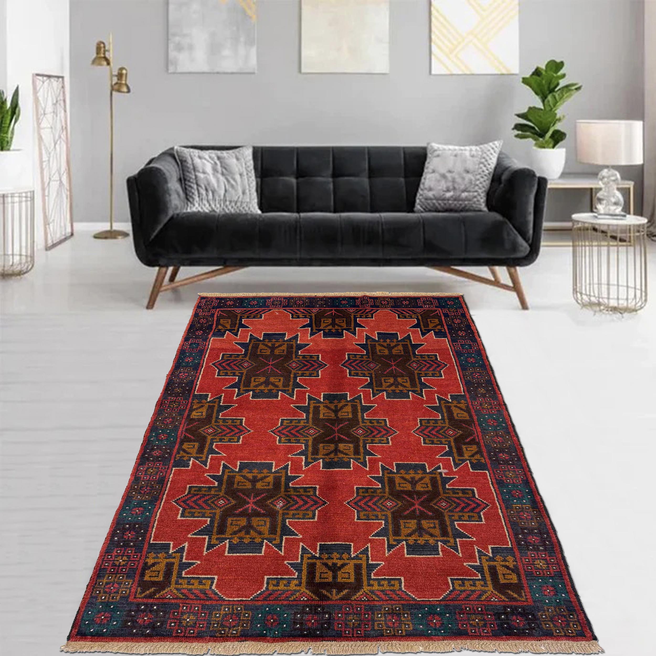 Buy Baluchi Rug Tribal Style Handmade Order Now At ALLRUGO.