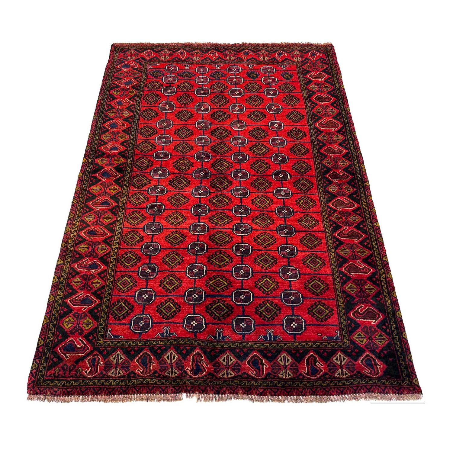 Baluch Short Rug 3' 8" x 5' 10" ft / 112 x 178 cm - No. W36551