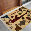 Handcrafted Afghan War Rug 1' 11" x 2' 8" ft / 59 x 82 cm - No. W36572