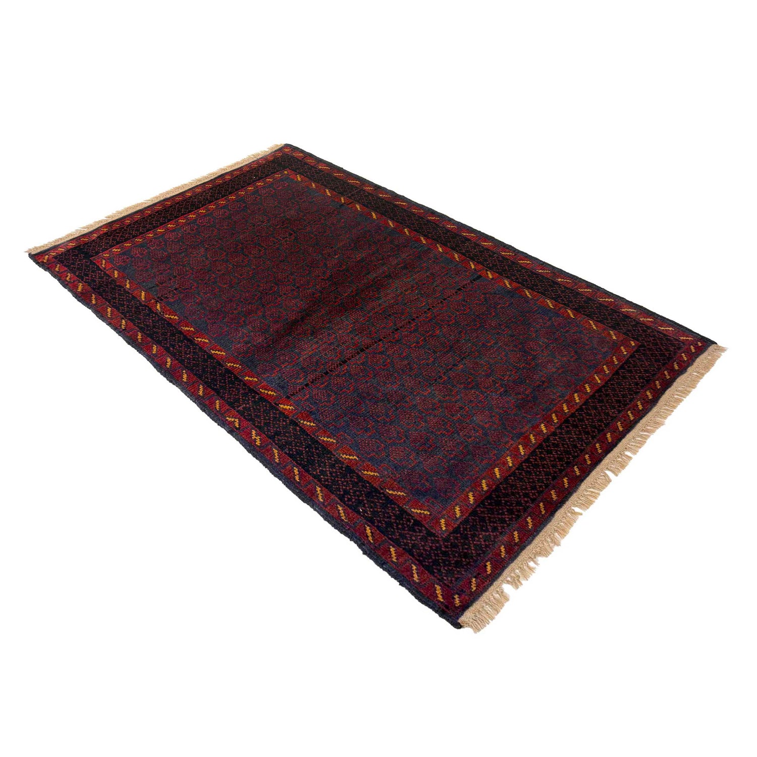 Hand Knotted Baluchi Rug 2' 10" x 4' 8" ft / 87 x 143 cm - No. W36600