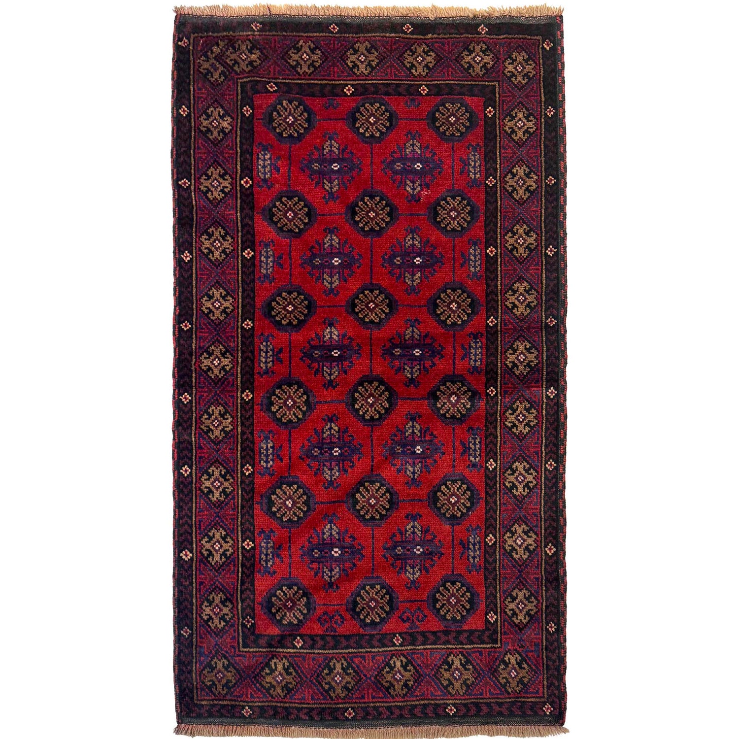 Tribal Baloch Rug 2' 8" x 4' 7" ft / 82 x 139 cm - No. W36601