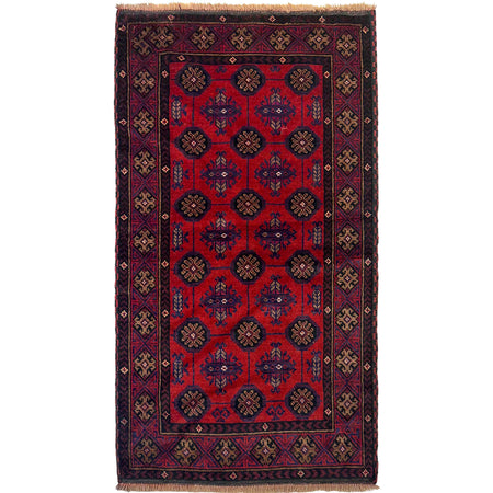 Tribal Baloch Rug 2' 8" x 4' 7" ft / 82 x 139 cm - No. W36601