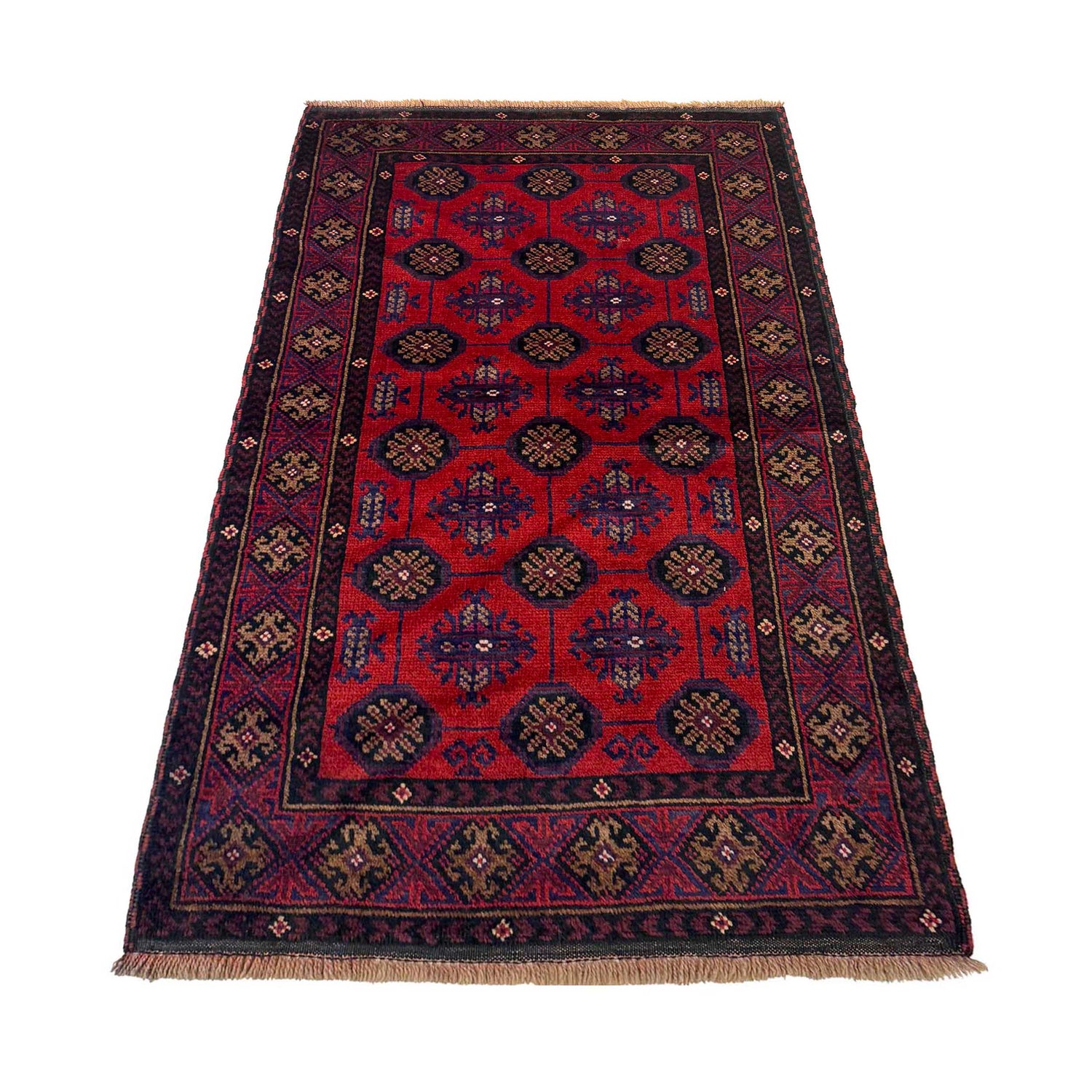 Tribal Baloch Rug 2' 8" x 4' 7" ft / 82 x 139 cm - No. W36601