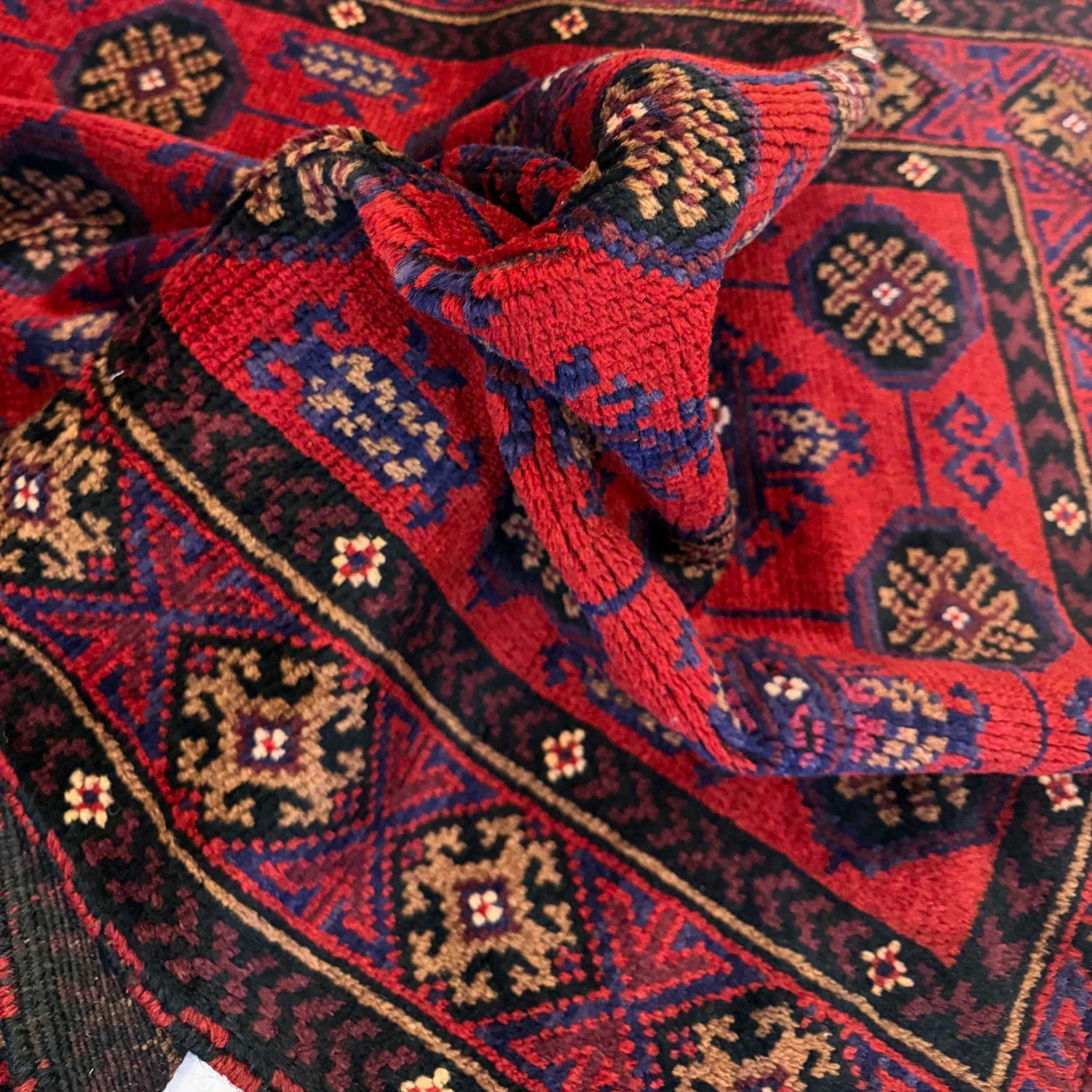 Tribal Baloch Rug 2' 8" x 4' 7" ft / 82 x 139 cm - No. W36601