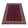 Hand Knotted Baluchi Rug 3' 1" x 4' 7" ft / 93 x 139 cm - No. W36695