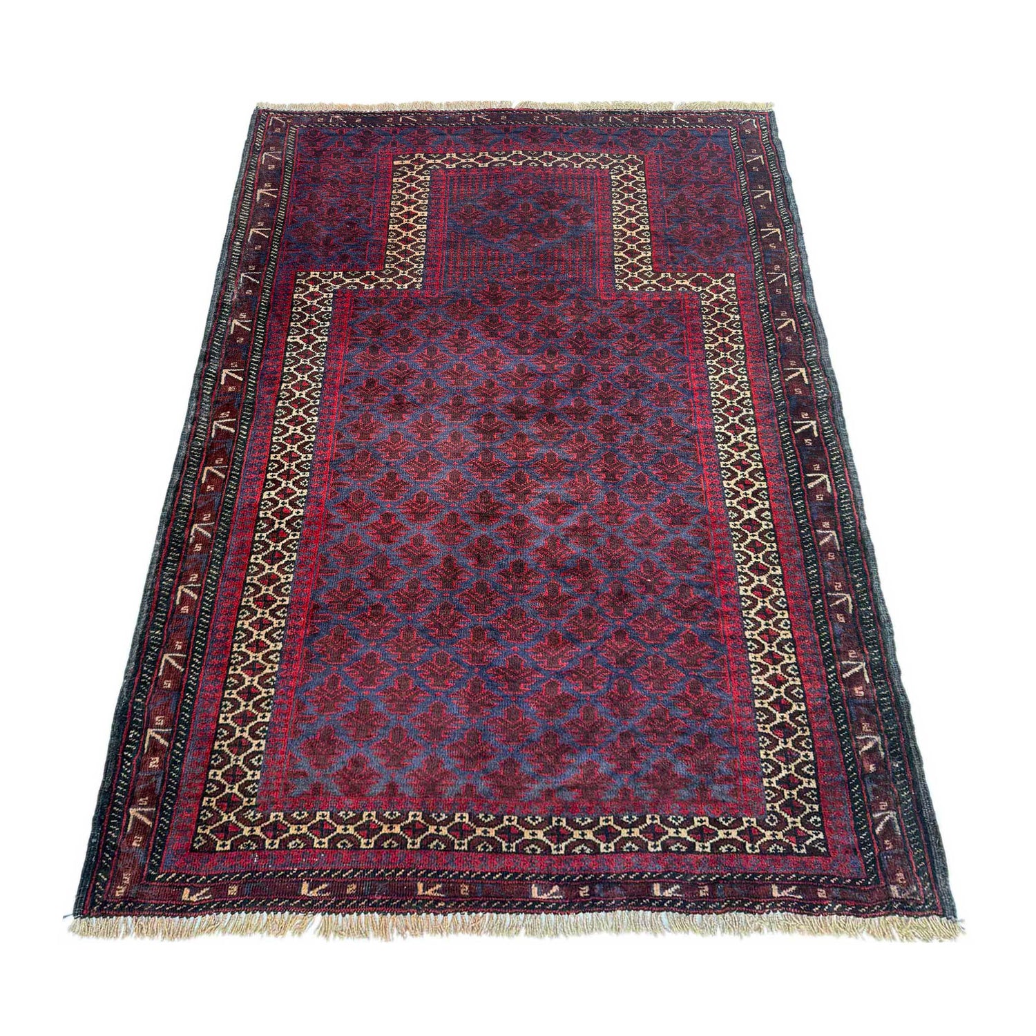 Fine Quality Prayer Rug 3' 3" x 4' 6" ft / 98 x 136 cm -No. W36700
