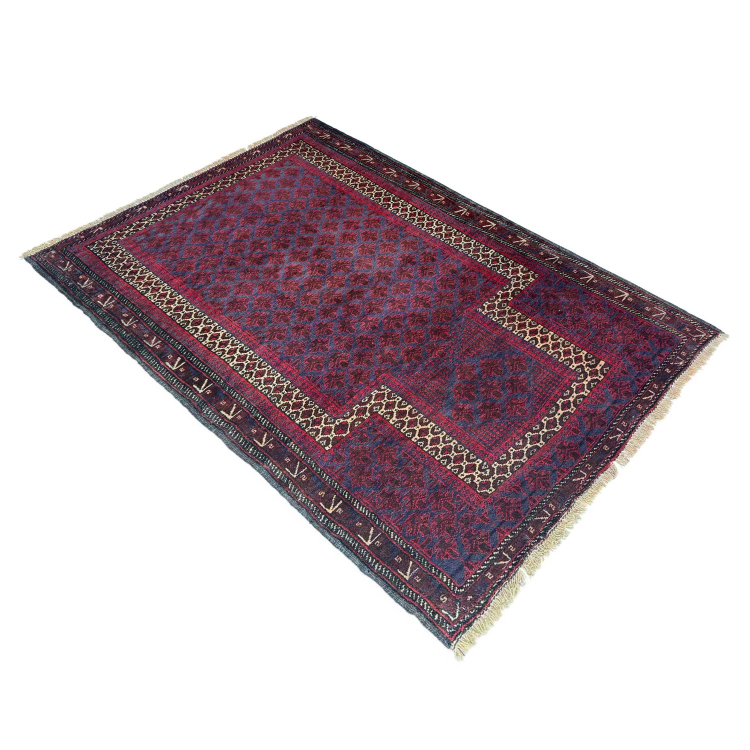 Fine Quality Prayer Rug 3' 3" x 4' 6" ft / 98 x 136 cm -No. W36700