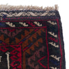 Handmade Prayer Rug 2' 9" x 4' 0" ft / 85 x 123 cm - No. W36702