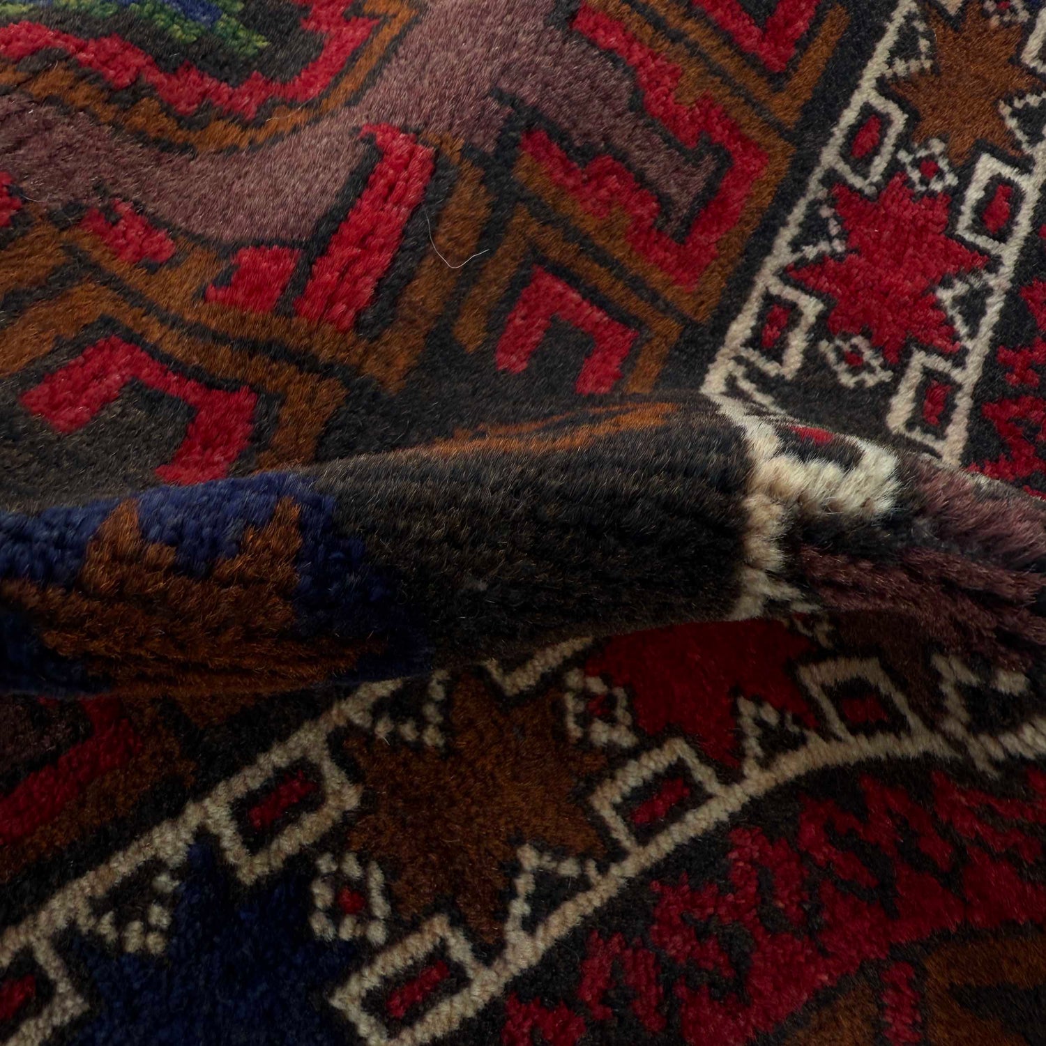 Handmade Prayer Rug 2' 9" x 4' 0" ft / 85 x 123 cm - No. W36702