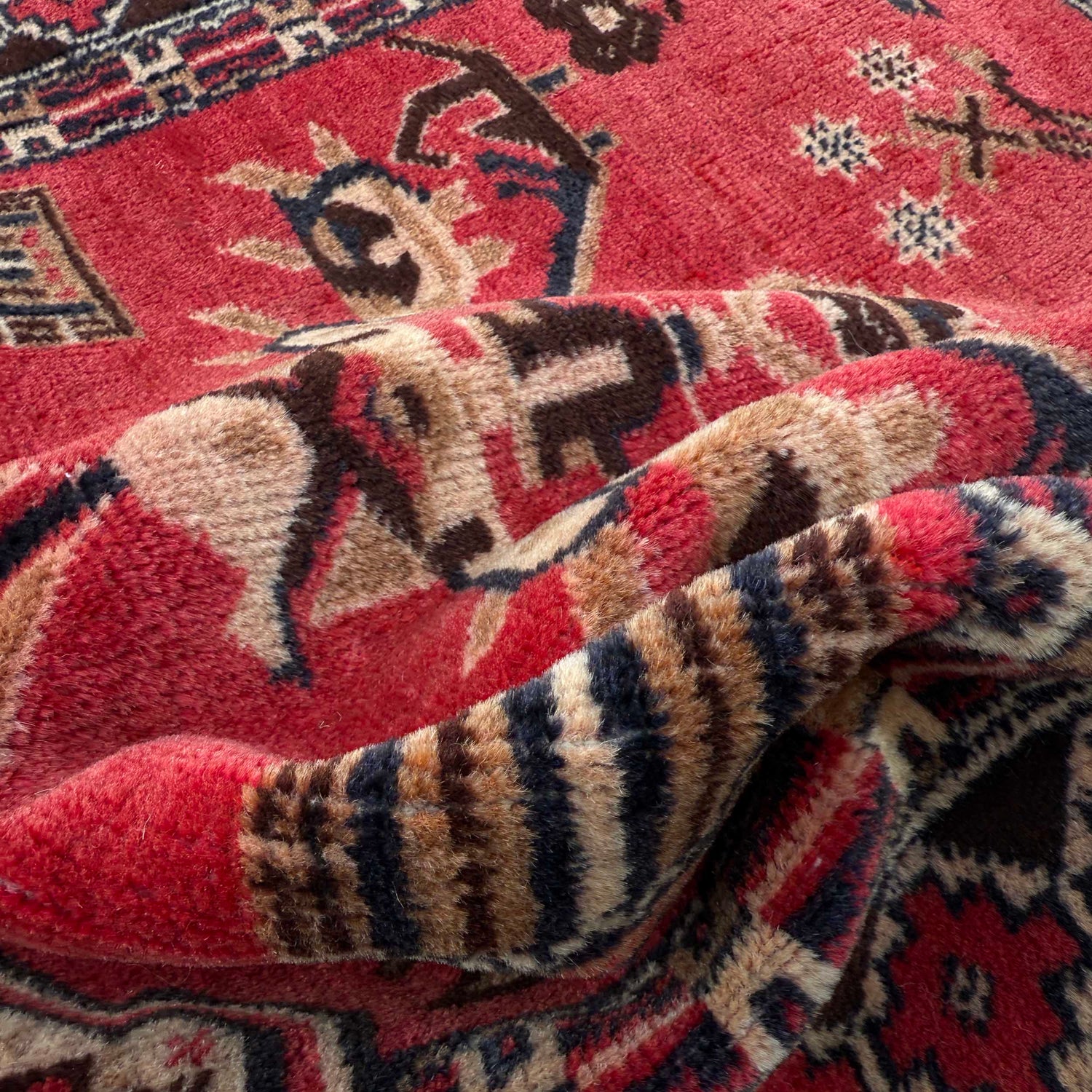 Islamic Prayer Carpet 2' 11" x 4' 3" ft / 90 x 130 cm - No. W36707