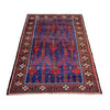Handmade Baluchi Rug 4' 7" x 9' 2" ft / 140 x 280 cm - No. W36715