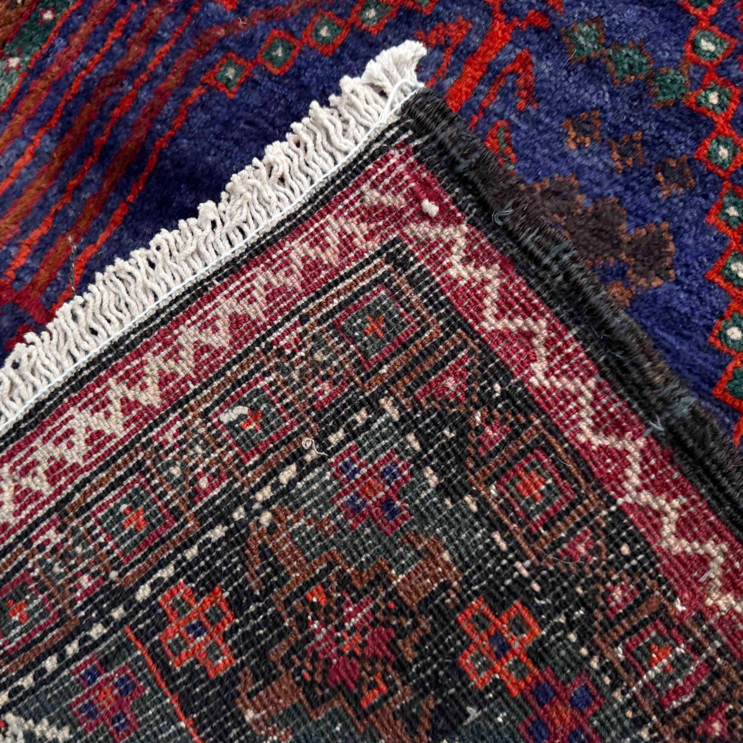 Handmade Baluchi Rug 4' 7" x 9' 2" ft / 140 x 280 cm - No. W36715