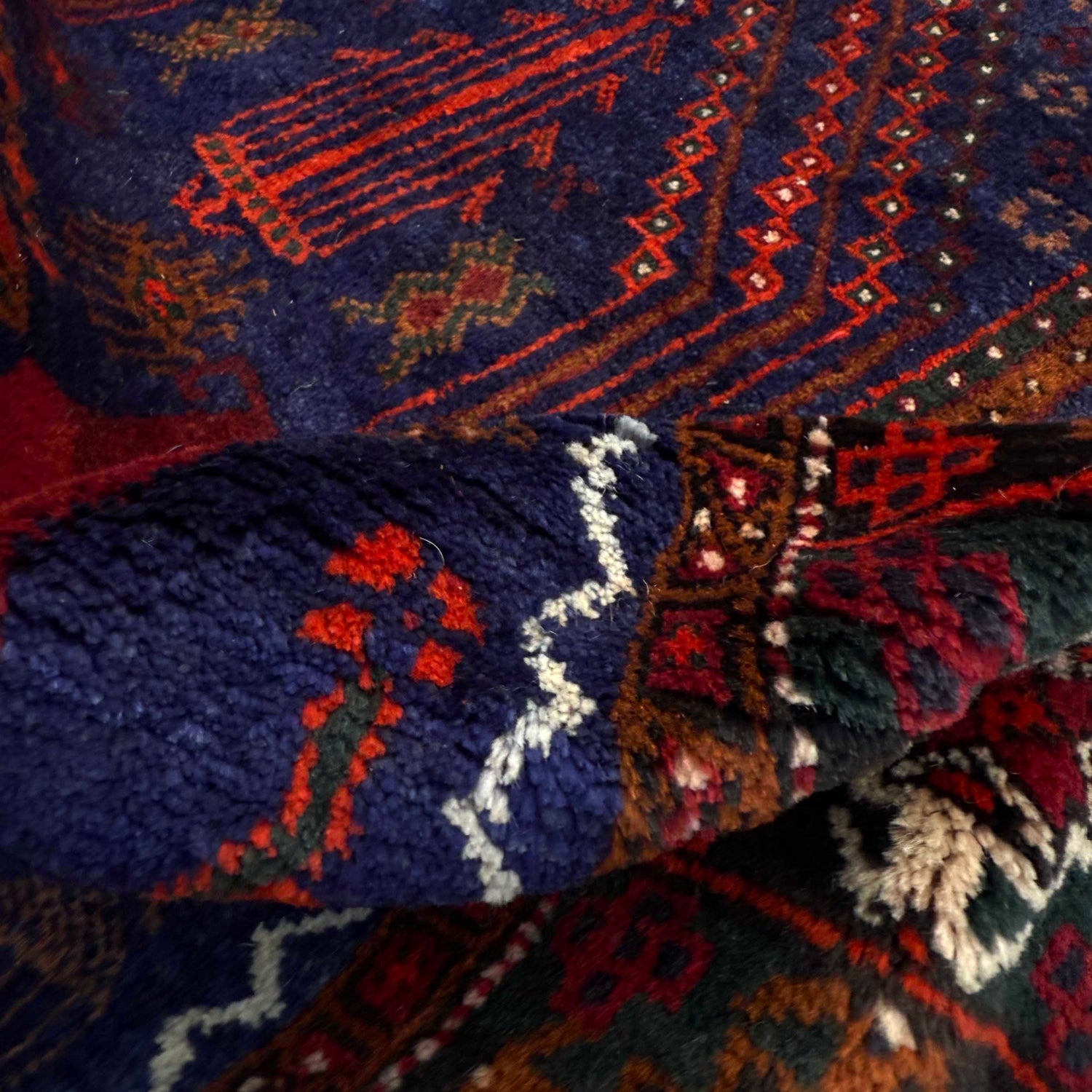 Handmade Baluchi Rug 4' 7" x 9' 2" ft / 140 x 280 cm - No. W36715