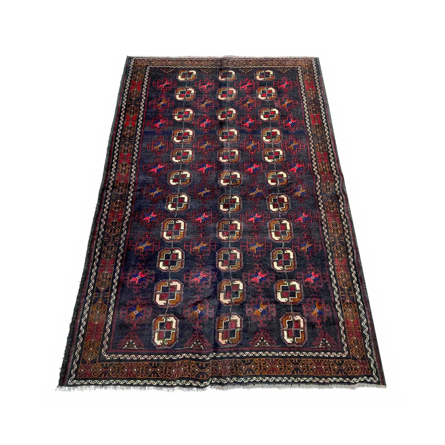 Baluch Medium Size Rug 4' 8" x 8' 11" ft / 142 x 271 cm - No. W36716