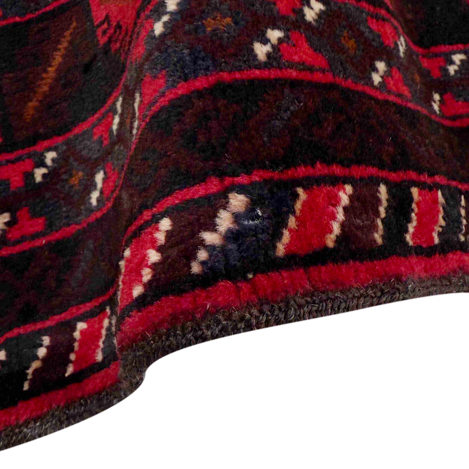 Hand Knotted Baluchi Rug 3' 10" x 6' 5" ft / 118 x 196 cm - No. W36719