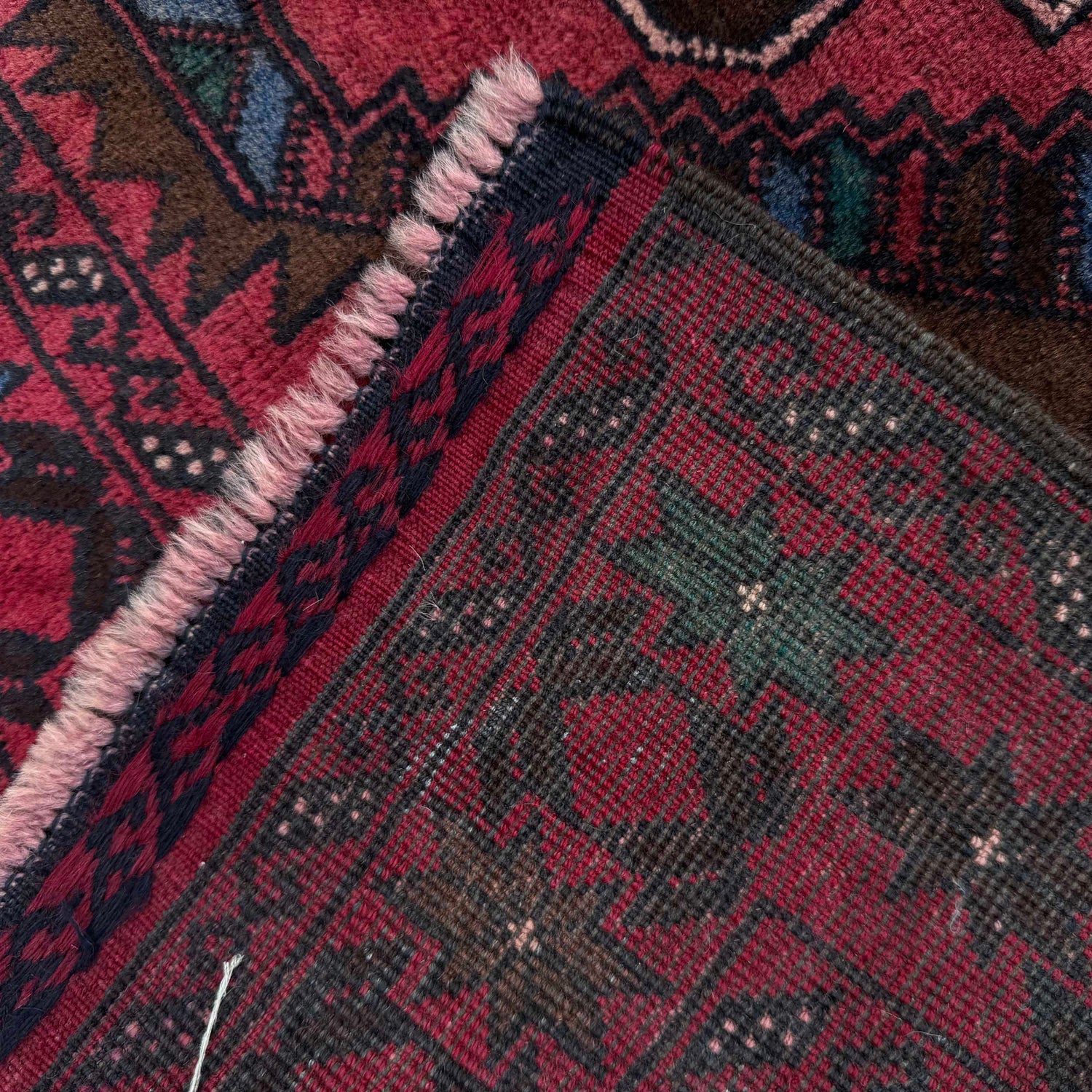 Handmade Baluchi Rug 3' 10" x 6' 11" ft / 116 x 212 cm - No. W36720