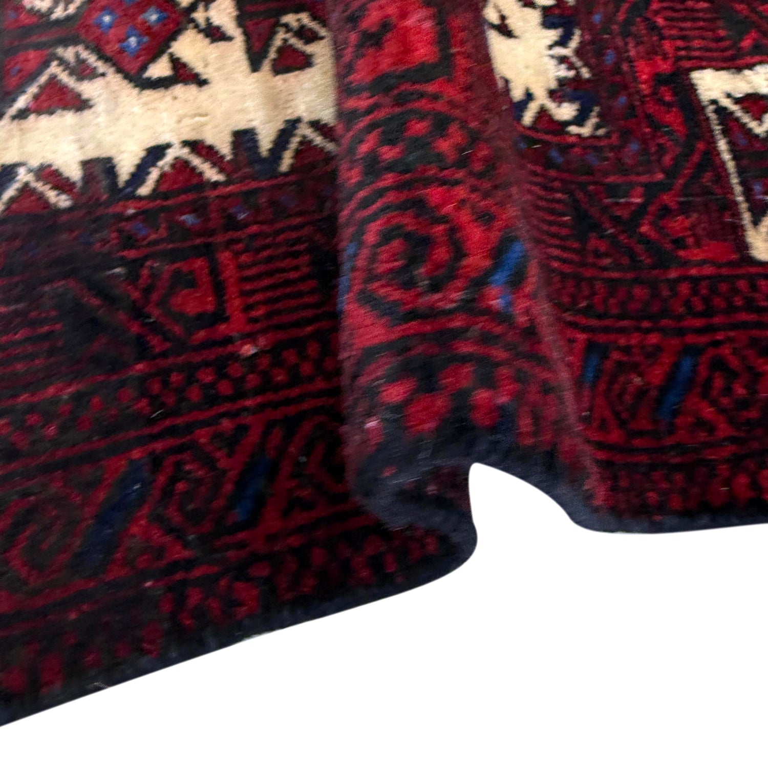 Muslim Prayer Rug 2' 9" x 4' 0" ft / 84 x 123 cm - No. W36725