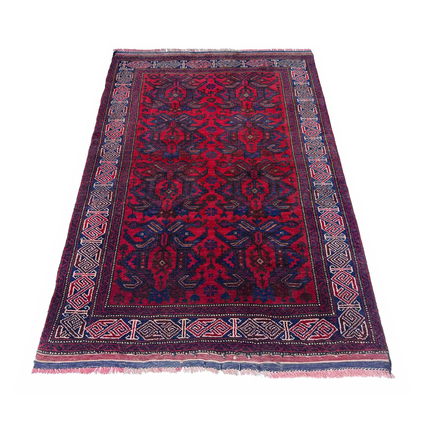 Multi Color Baluchi Rug 2' 9" x 4' 9" ft / 85 x 144 cm - No. W36726