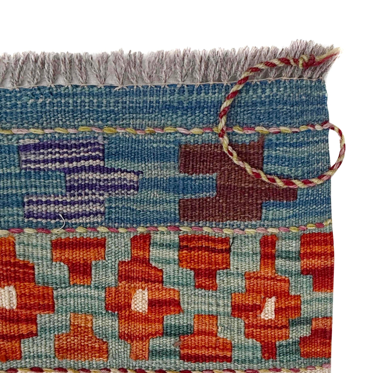 Hand Knotted Flatweave Kilim 8' 2" x 9' 10" ft / 250 x 300 cm - No. W36741