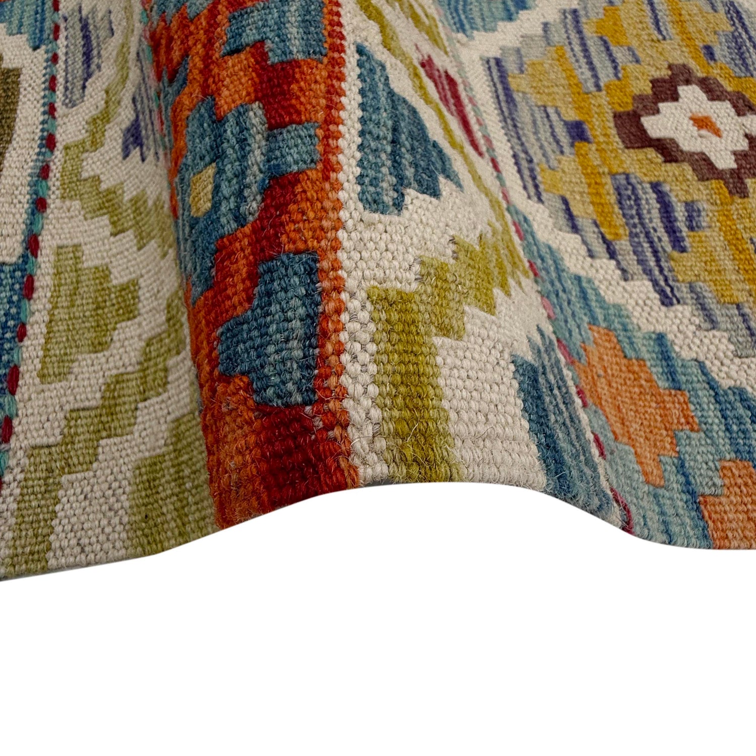 Hand Knotted Flatweave Kilim 8' 2" x 9' 10" ft / 250 x 300 cm - No. W36741