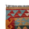 Hand Knotted Afghan Style Kilim 5' 1" x 6' 7" ft / 154 x 200 cm - No. W36768