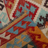 Hand Knotted Afghan Style Kilim 5' 1" x 6' 7" ft / 154 x 200 cm - No. W36768