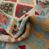 Hand Knotted Afghan Style Kilim 5' 1" x 6' 7" ft / 154 x 200 cm - No. W36768