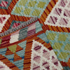 Multi Color ful Flat-Weave Wool Kilim 2' 9" x 4' 0" ft / 83 x 121 cm - No. W36774