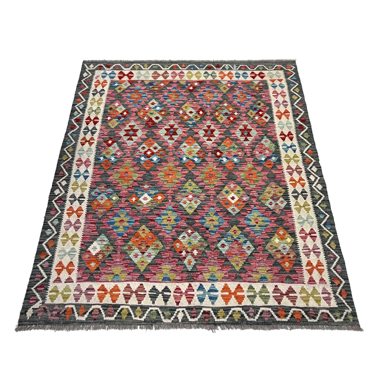Medium Size Chobi Kilim 4' 10" x 6' 4" ft / 148 x 194 cm - No. W36822