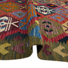 Handmade Afghan Vegetable Kilim 5' 1" x 6' 11" ft / 155 x 210 cm - No. W36824