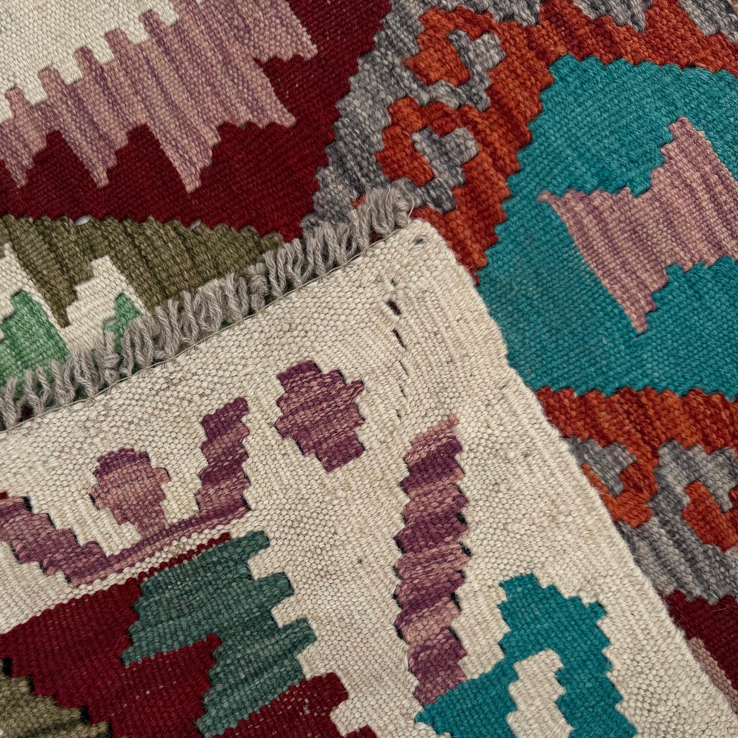 Handmade Vegetable Kelim Runner 2' 2" x 5' 4"  ft / 65 x 162 cm - No. W36834
