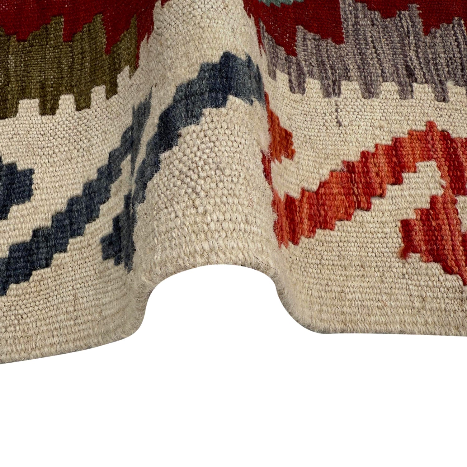 Handmade Vegetable Kelim Runner 2' 2" x 5' 4"  ft / 65 x 162 cm - No. W36834