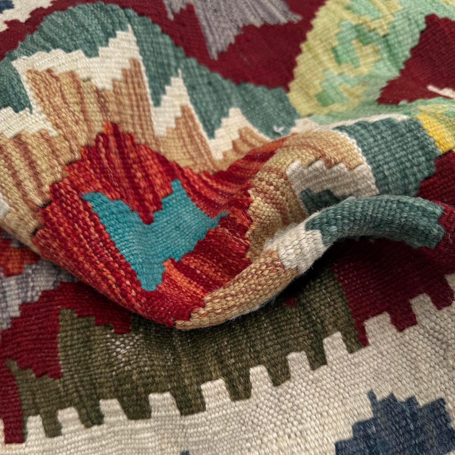Handmade Vegetable Kelim Runner 2' 2" x 5' 4"  ft / 65 x 162 cm - No. W36834
