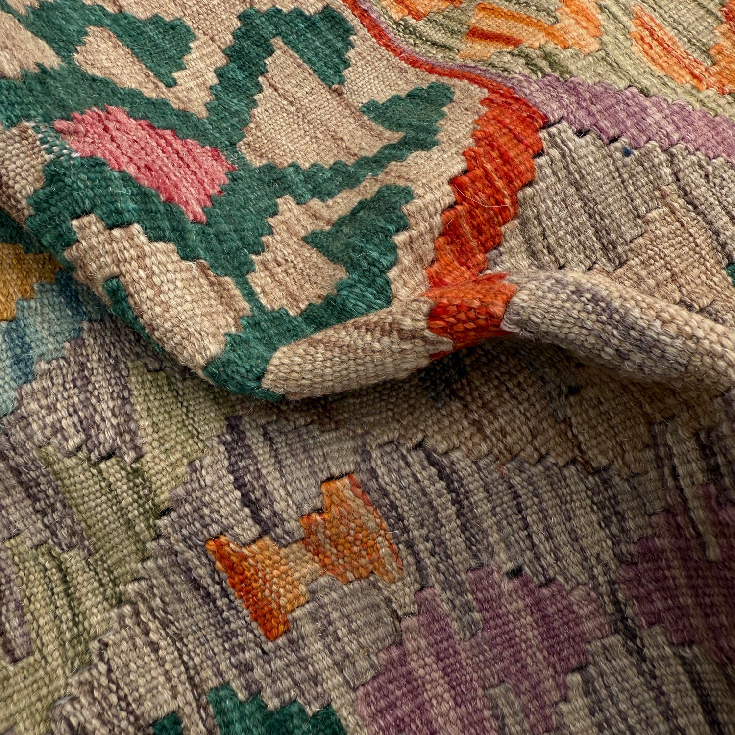 Handmade Vegetable Kilim 2' 7" x 4' 0" ft / 79 x 122 cm - No. W36836