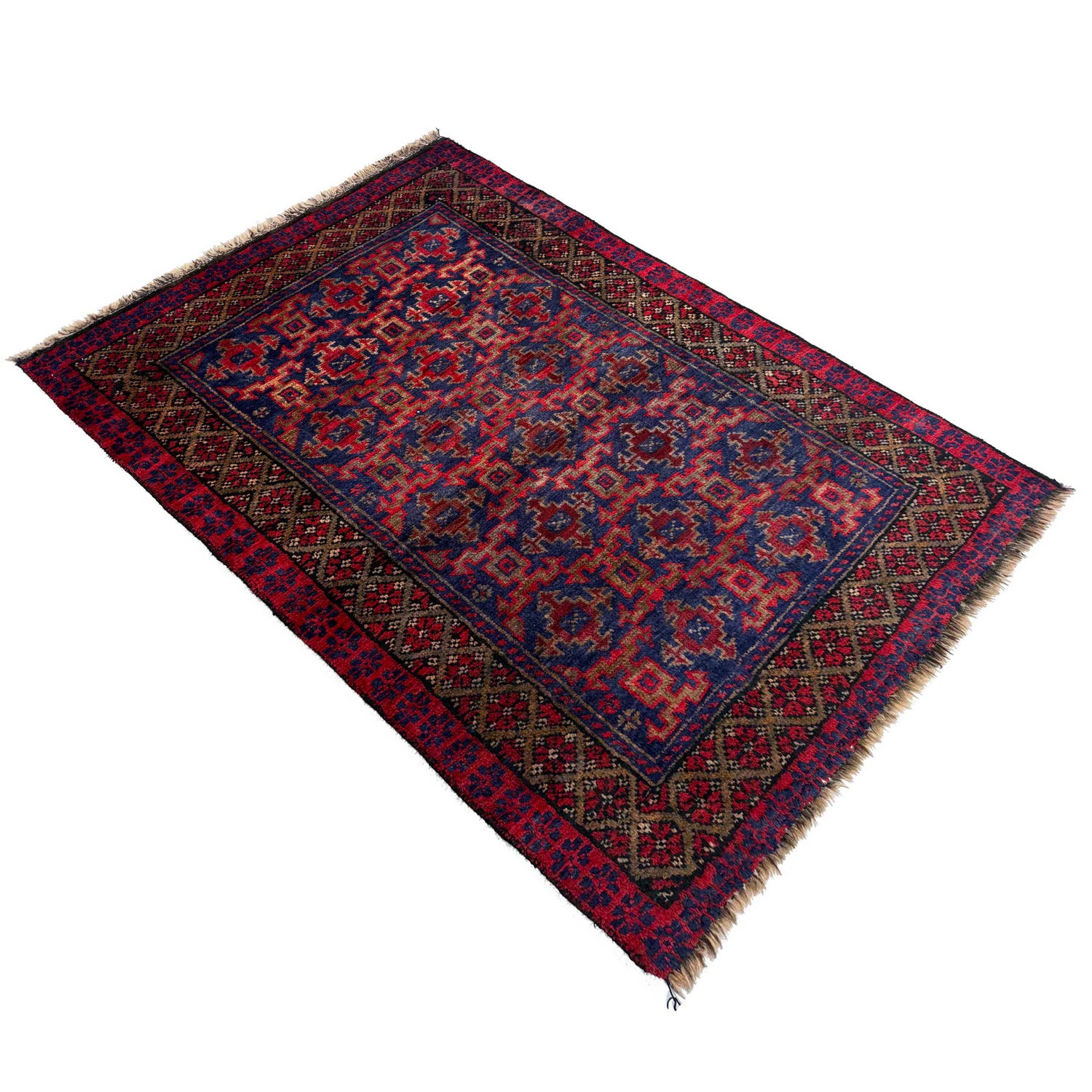 Hand Knotted Baluchi Rug 2' 6" x 3' 8" ft / 75 x 113 cm - No. W36852