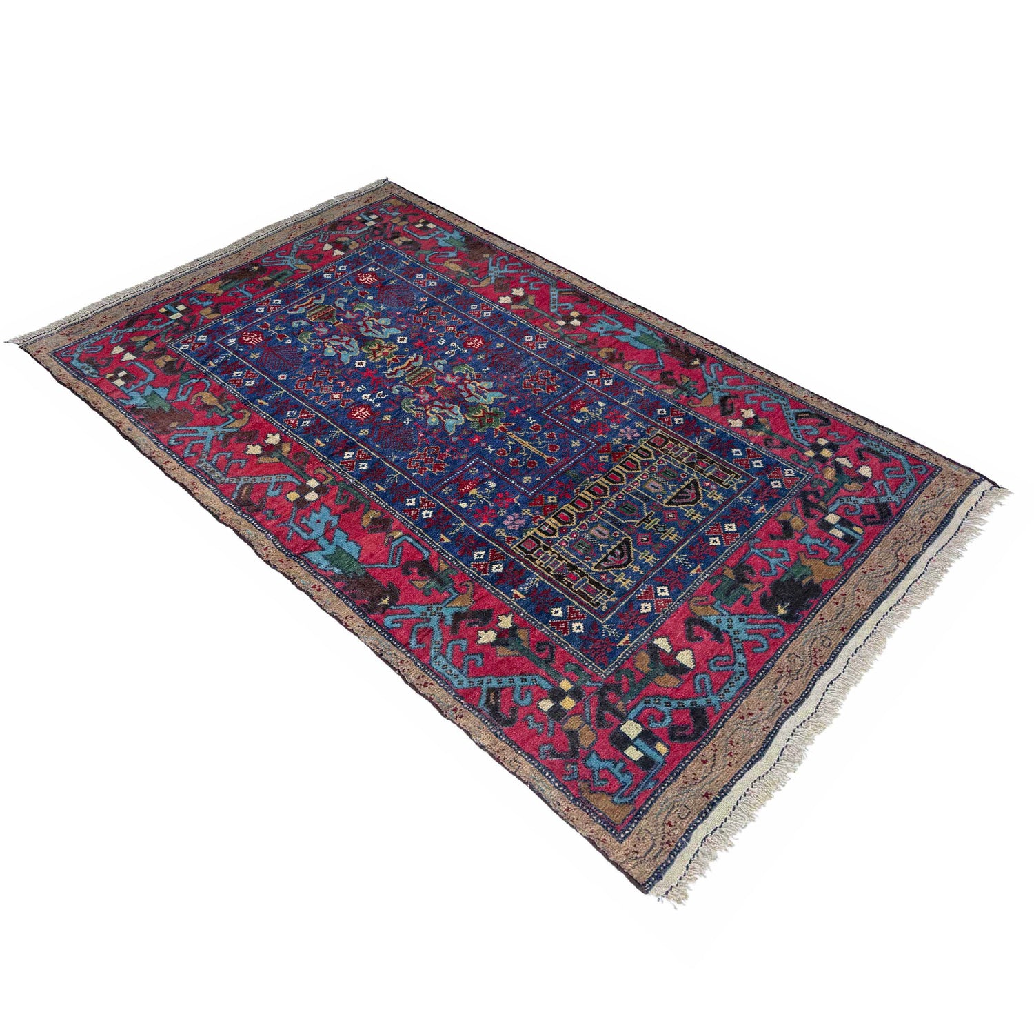 Handmade Baluchi Rug 2' 9" x 4' 8" ft / 84 x 142 cm - No. W36855