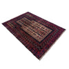 Multi Color Prayer Rug 2' 11" x 4' 4" ft / 90 x 133 cm - No. W36862