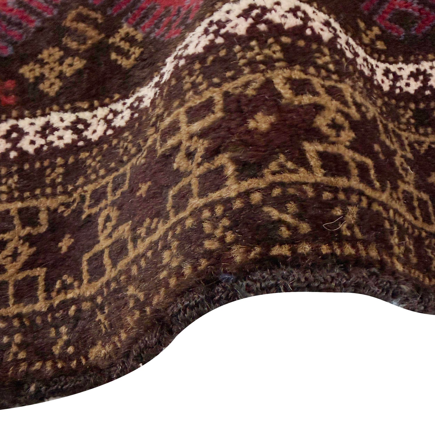 Hand Knotted Baluchi Rug 3' 1" x 4' 4" ft / 94 x 132 cm - No. W37608