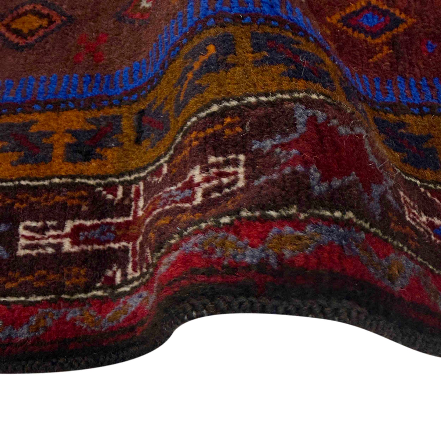 Tribal Baloch Rug 3' 2" x 4' 5" ft / 97 x 135 cm - No. W37702