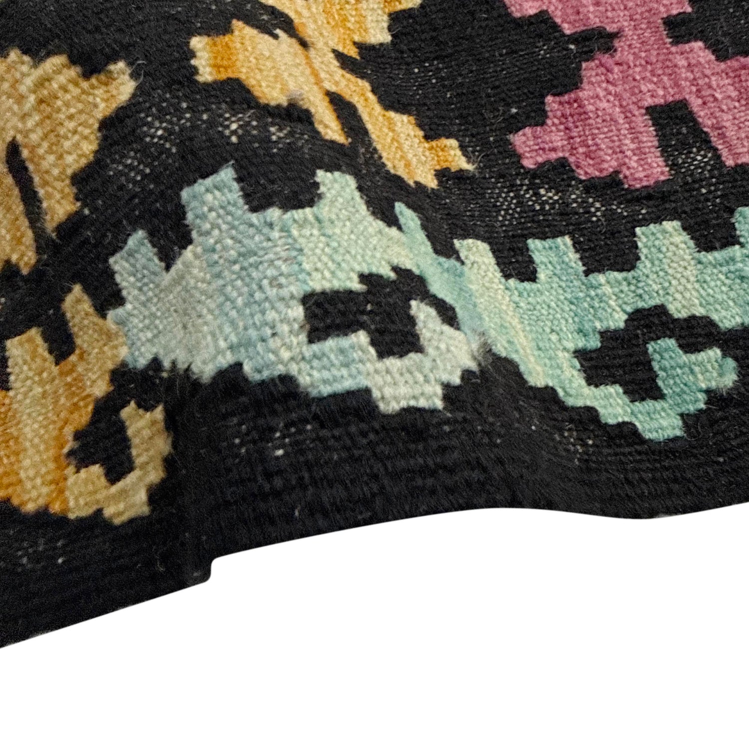 Handmade Turkish Design Wool Kilim 6' 8" x 10' 0" ft / 204 x 305 cm - No. W38069