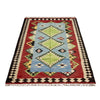 Handmade Turkish Design Wool Kilim 4' 10" x 6' 5" ft / 147 x 196 cm - No. W38074